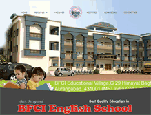 Tablet Screenshot of bfcischool.com